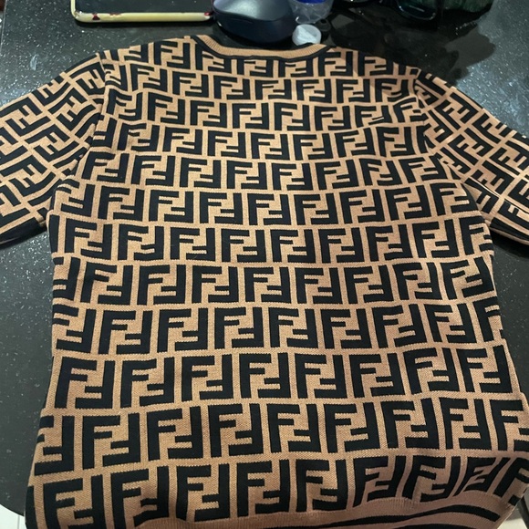 Authentic Fendi x Fila Colab Knitted Sweater - Picture 13 of 15